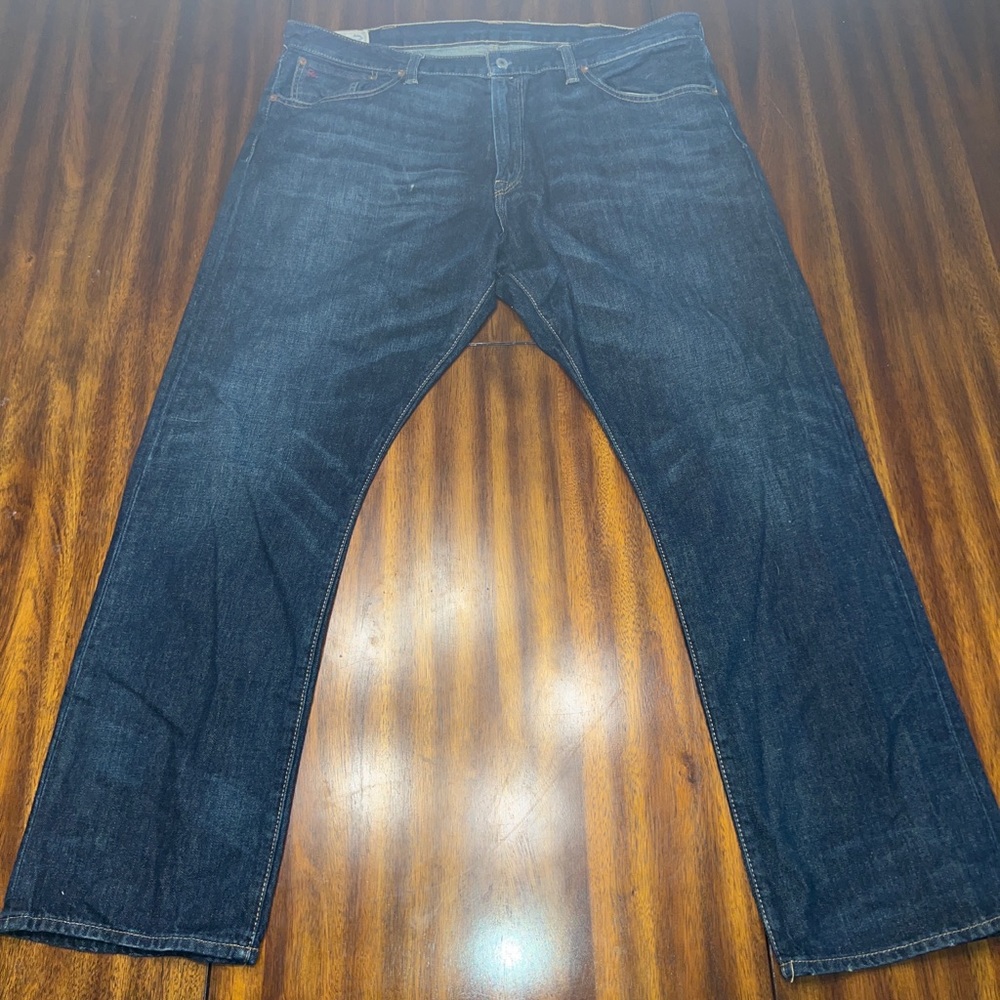 Polo Ralph Lauren Hampton Straight Leg Blue Jeans Denim Pants Men's Size 38 x 30